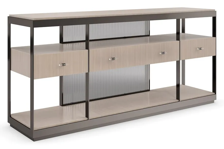 Caracole CLA-422-443 Caracole Classic Shelf Sufficient Console Caracole CLA-422-443 Caracole Classic Shelf Sufficient Console