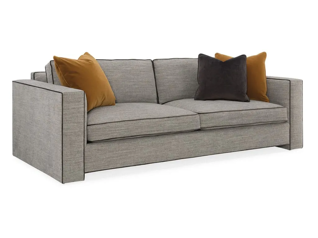 Caracole UPH-019-016-A Caracole Classic Welt Played Sofa