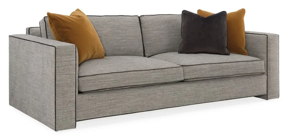 Caracole UPH-019-016-A Caracole Classic Welt Played Sofa Caracole UPH-019-016-A Caracole Classic Welt Played Sofa