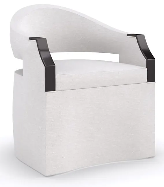 Caracole UPH-421-032-A Dinner Roll Accent Chair Caracole UPH-421-032-A Dinner Roll Accent Chair