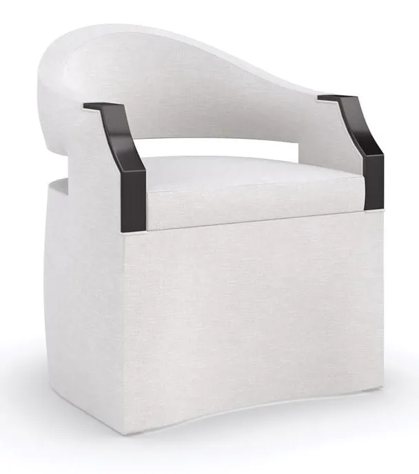 Caracole UPH-421-032-A Dinner Roll Accent Chair Caracole UPH-421-032-A Dinner Roll Accent Chair