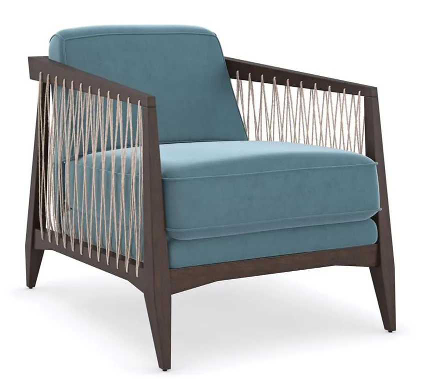 Caracole UPH-421-131- Caracole Classic Rope Me In Accent Chair Caracole UPH-421-131- Caracole Classic Rope Me In Accent Chair