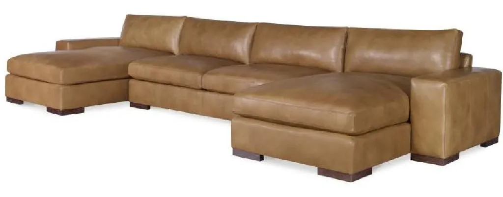 Century LR-7100-92 Great Room Leather Armless Sofa Century LR-7100-92 Great Room Leather Armless Sofa