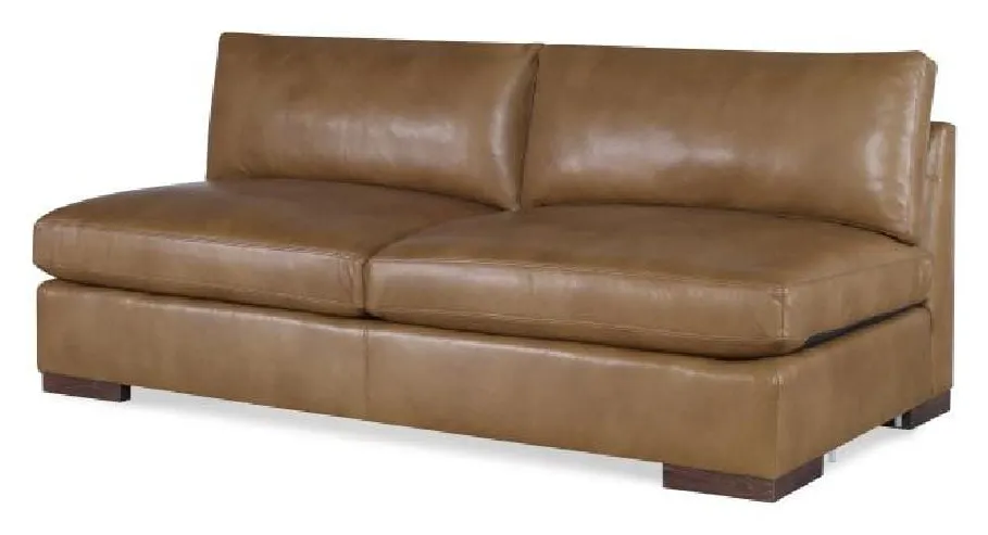Century LR-7100-92 Great Room Leather Armless Sofa Century LR-7100-92 Great Room Leather Armless Sofa