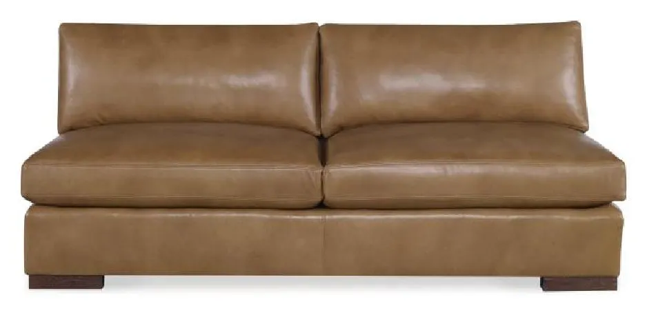 Century LR-7100-92 Great Room Leather Armless Sofa Century LR-7100-92 Great Room Leather Armless Sofa