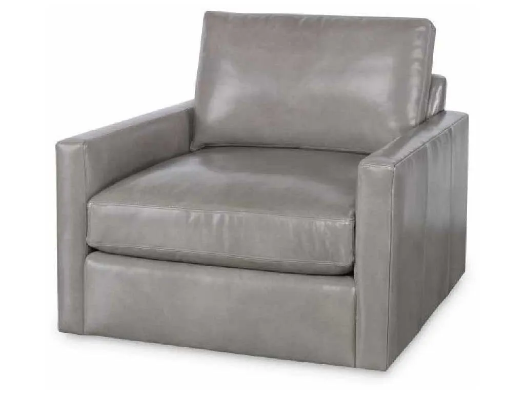Century LR-7100-8 Great Room Leather Swivel Chair