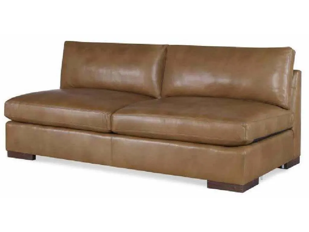 Century LR-7100-92 Great Room Leather Armless Sofa