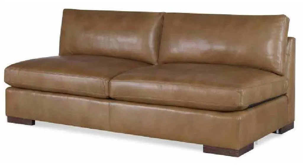 Century LR-7100-92 Great Room Leather Armless Sofa Century LR-7100-92 Great Room Leather Armless Sofa