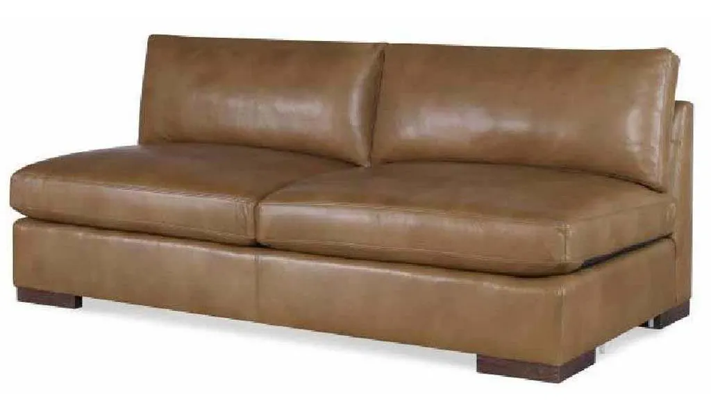 Century LR-7100-92 Great Room Leather Armless Sofa Century LR-7100-92 Great Room Leather Armless Sofa