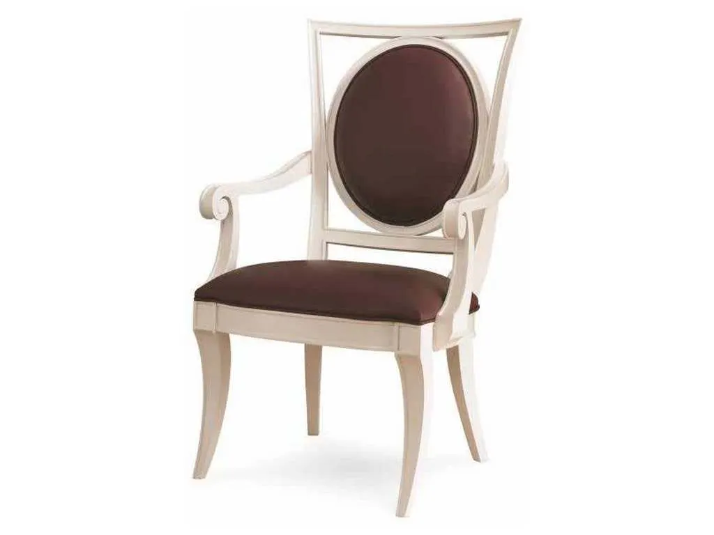 Century 3252A Klismos Arm Chair