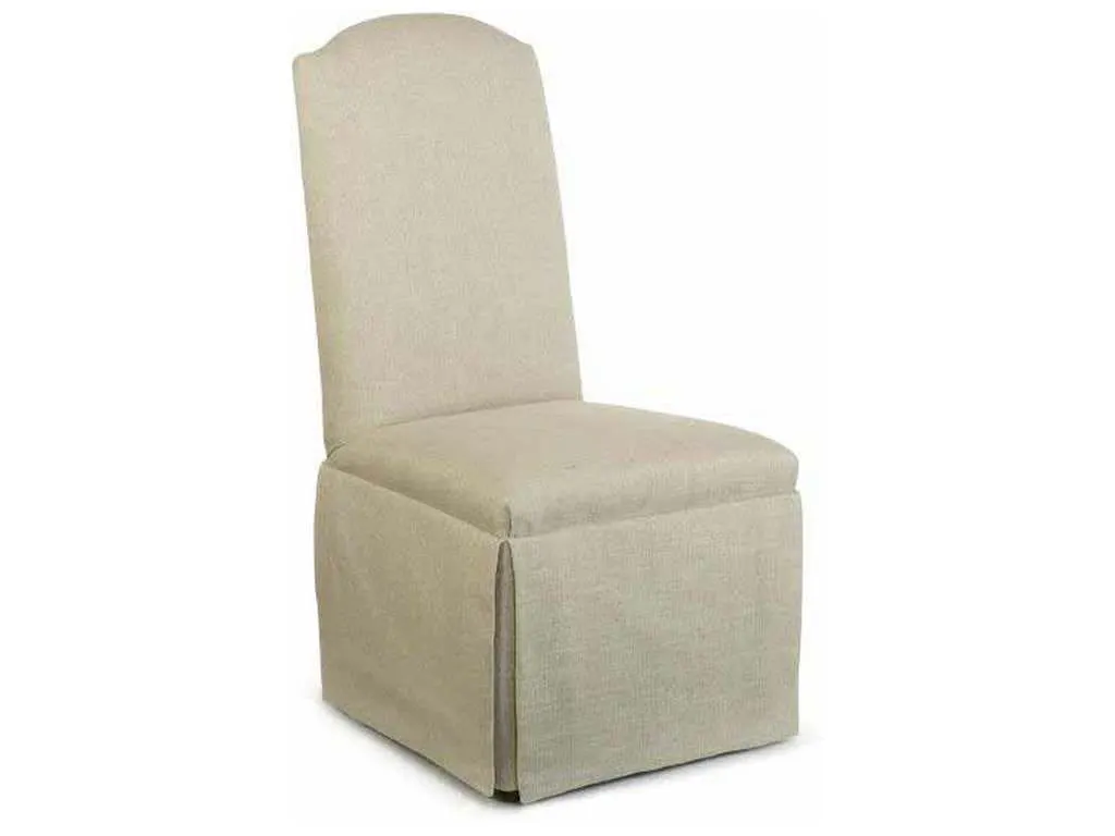 Century 3370-4C Hollister Straight Back | Arch Top Chair with Casters