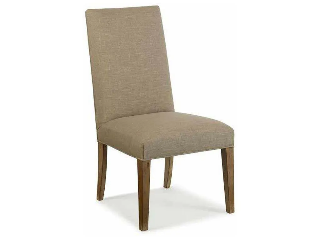 Century 3372-1 Hollister Straight Back Exposed Wood with Straight Top