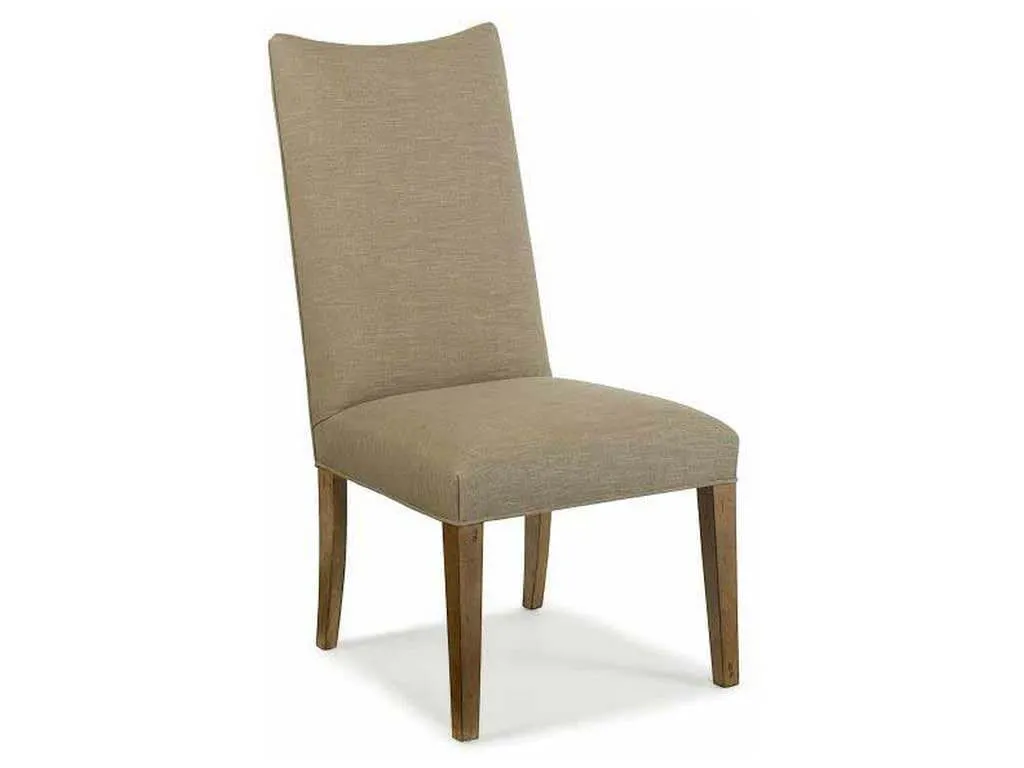 Century 3372-2 Hollister Straight Back Exposed Wood with Scoop Top