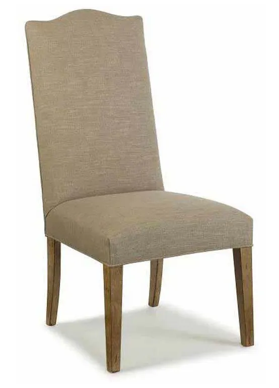 Century 3372-3 Hollister Straight Back Exposed Wood with Camelback Top Century 3372-3 Hollister Straight Back Exposed Wood with Camelback Top