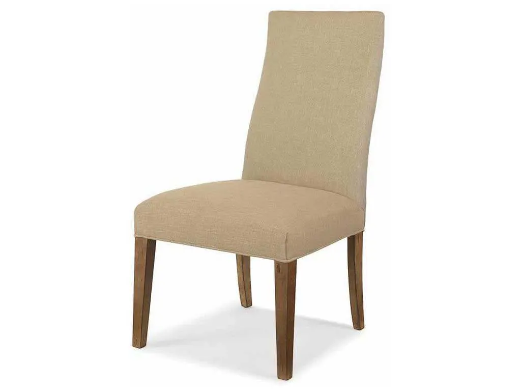 Century 3373-1 Chandler Curved Back Exposed Wood with Straight Top