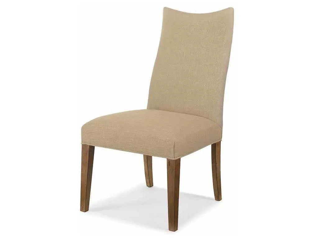Century 3373-2 CChandler Curved Back Exposed Wood with Scoop Top