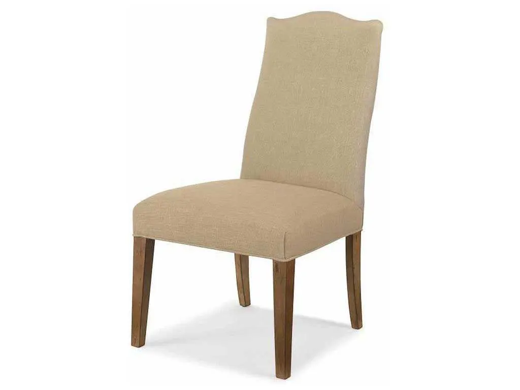 Century 3373-3 Chandler Curved Back Exposed Wood with Camelback Top