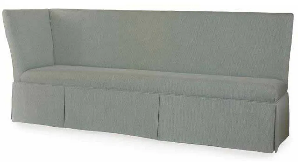 Century 3381-3-SK Layla 66 inch To 80 inch Skirted Left Facing Corner Banquette Century 3381-3-SK Layla 66 inch To 80 inch Skirted Left Facing Corner Banquette