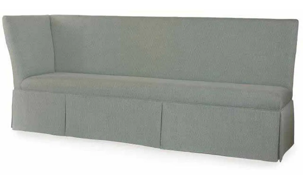 Century 3381-3-SK Layla 66 inch To 80 inch Skirted Left Facing Corner Banquette Century 3381-3-SK Layla 66 inch To 80 inch Skirted Left Facing Corner Banquette