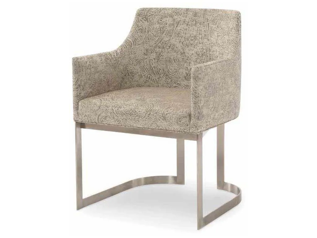 Century 3388A-1 Copenhagen Stainless Arm Chair