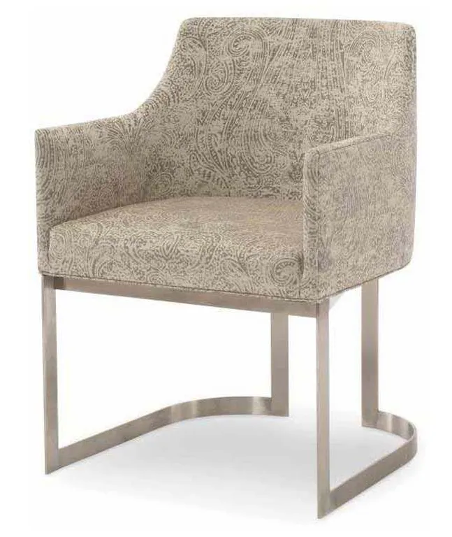 Century 3388A-1 Copenhagen Stainless Arm Chair Century 3388A-1 Copenhagen Stainless Arm Chair