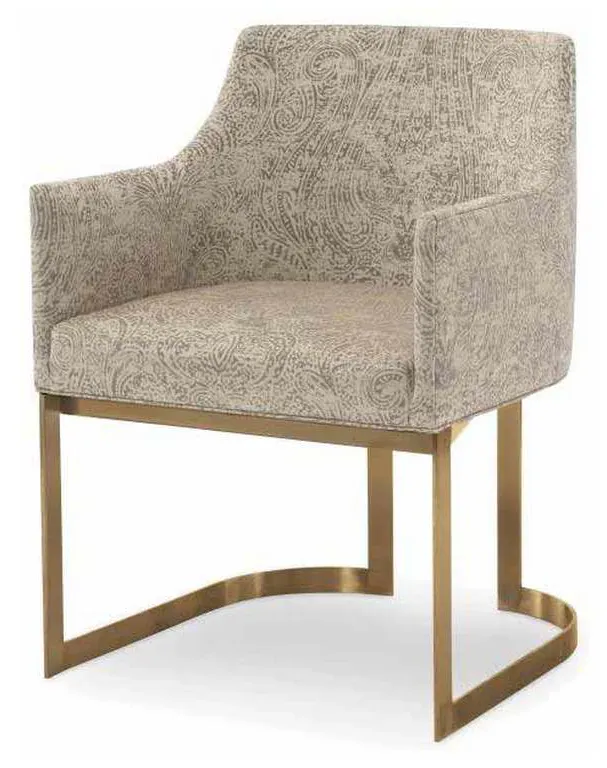 Century 3388A-2 Copenhagen Brass Arm Chair Century 3388A-2 Copenhagen Brass Arm Chair