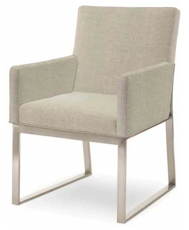 Century 3389A-1 Iris Stainless Arm Chair Century 3389A-1 Iris Stainless Arm Chair