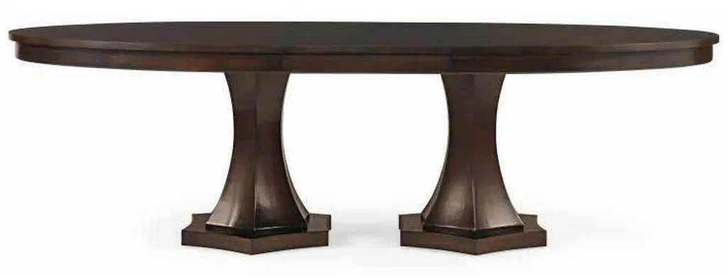 Century 33H-303 Tribeca Double Pedestal Dining Table Century 33H-303 Tribeca Double Pedestal Dining Table