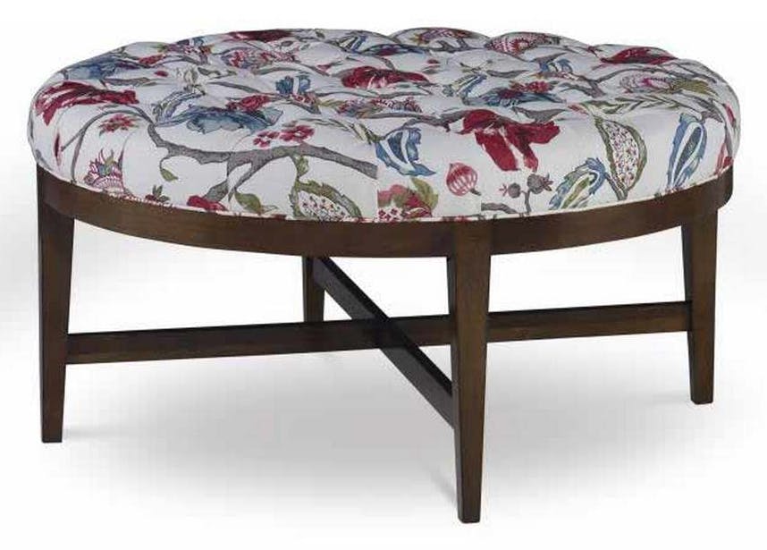 Century 3714-36R Redford Small Round Ottoman Century 3714-36R Redford Small Round Ottoman