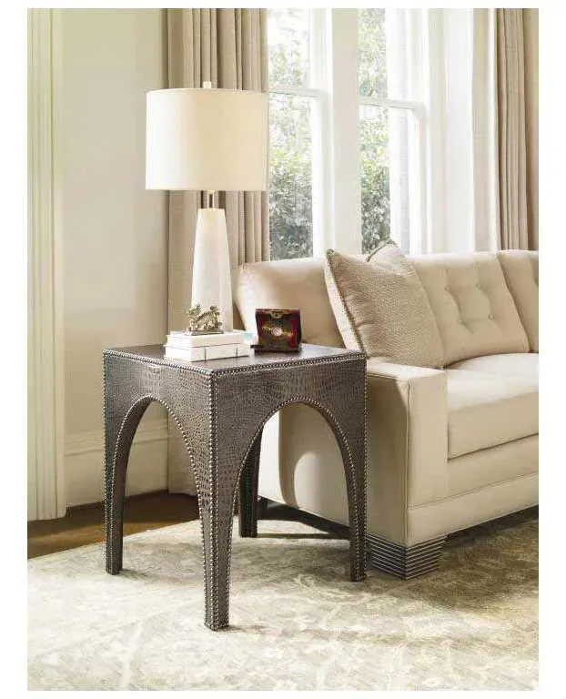 Century 499-629U Bridgeton Fully Upholstered Lamp Table Century 499-629U Bridgeton Fully Upholstered Lamp Table