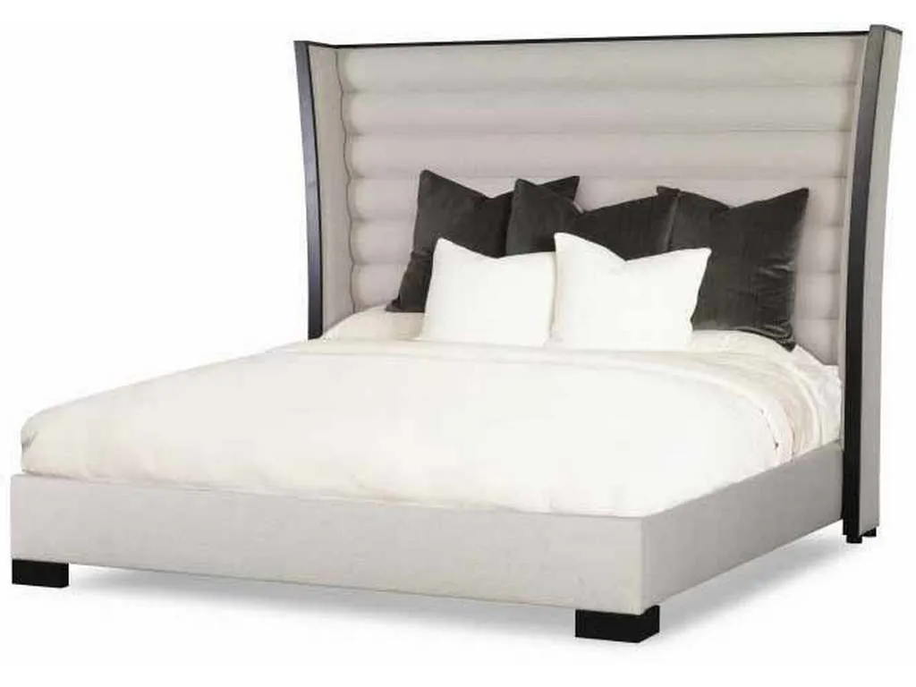 Century 709-137 Mesa Crescent Bed With Channel Uph Headboard Century 709-137 Mesa Crescent Bed With Channel Uph Headboard