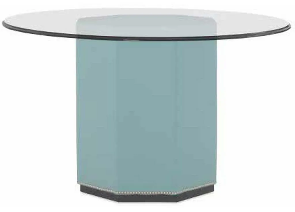 Century 789-842B-G Upholstered Dining Table Base For Glass Top Century 789-842B-G Upholstered Dining Table Base For Glass Top