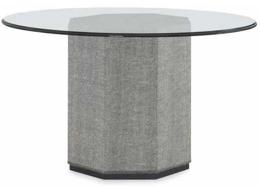 Century 789-842B-G Upholstered Dining Table Base For Glass Top Century 789-842B-G Upholstered Dining Table Base For Glass Top
