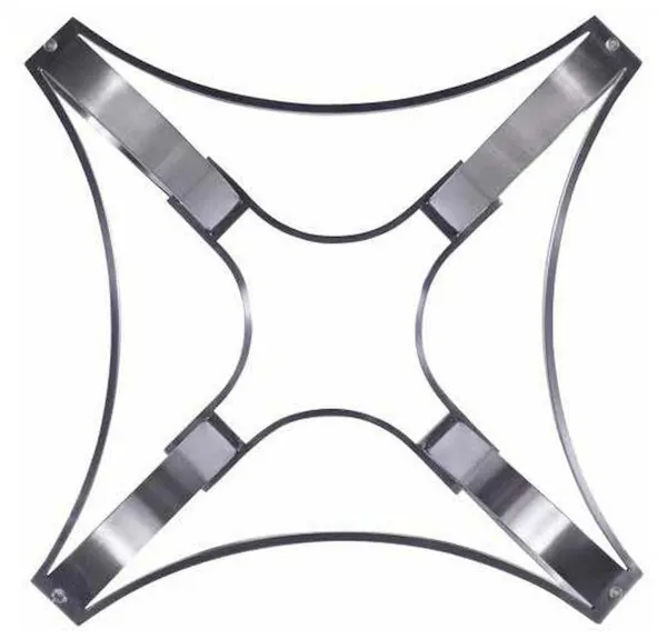 Century 78F-806B Metal Dining Table Base For Glass Top Century 78F-806B Metal Dining Table Base For Glass Top