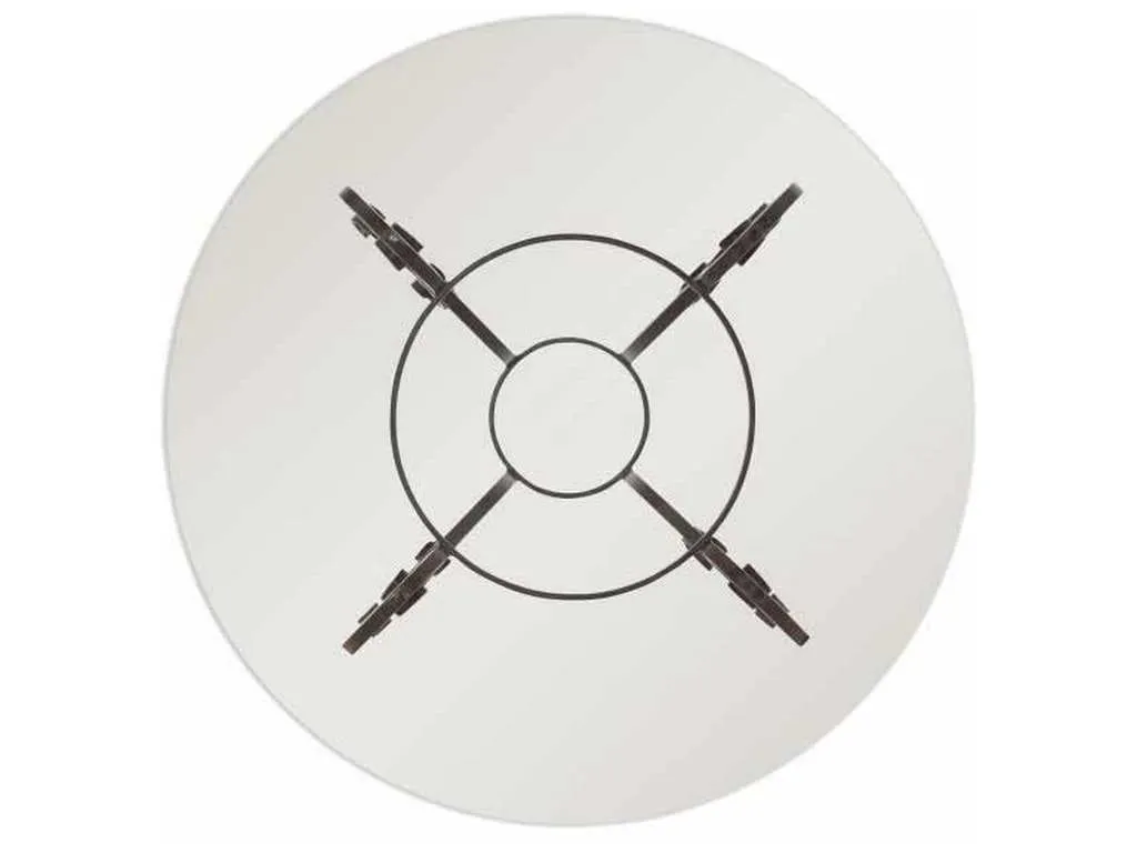 Century 78G-981T-48 Details Dining One Half inch Round Tempered Glass Top