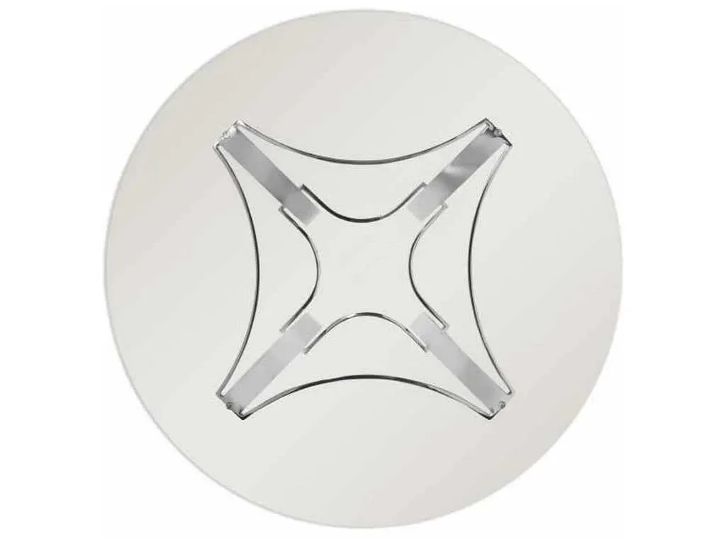 Century 78G-981T-54 Details Dining One Half inch Round Tempered Glass Top