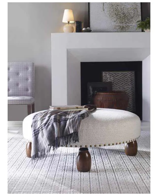 Century AE-3300R-44 Upland 44 inch Round Cocktail Ottoman Century AE-3300R-44 Upland 44 inch Round Cocktail Ottoman