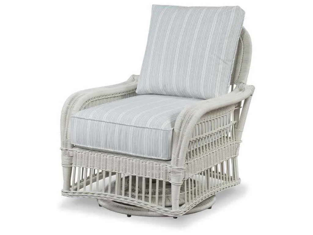 Century AE-D40-13 Mainland Wicker Swivel Lounge Chair