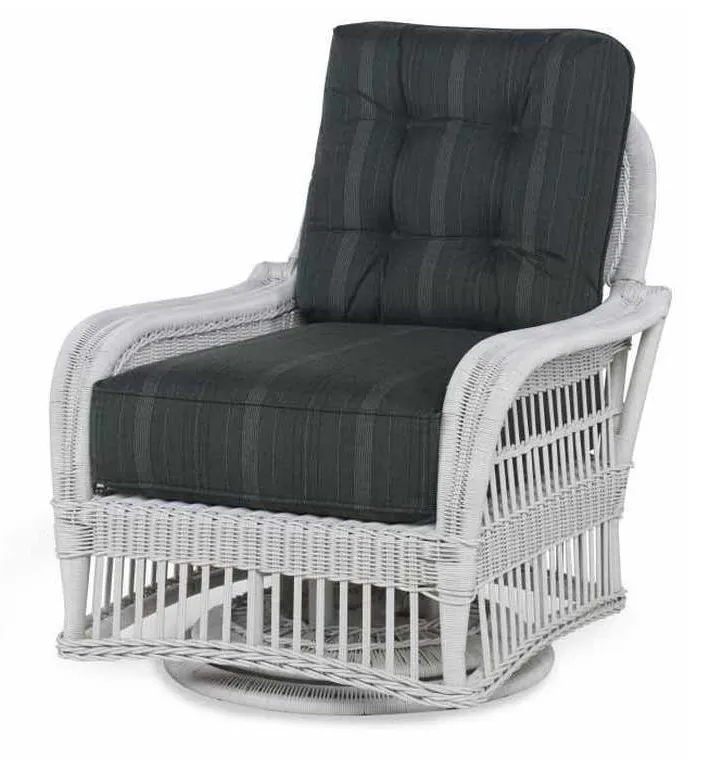 Century AE-D40-13B Mainland Wicker Swivel Lounge Chair with Button Back Century AE-D40-13B Mainland Wicker Swivel Lounge Chair with Button Back