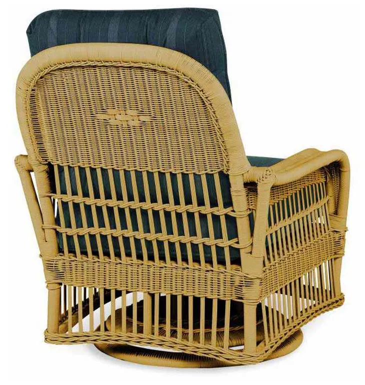 Century AE-D40-13B-NT Mainland Wicker Swivel Chair with Buttons Century AE-D40-13B-NT Mainland Wicker Swivel Chair with Buttons
