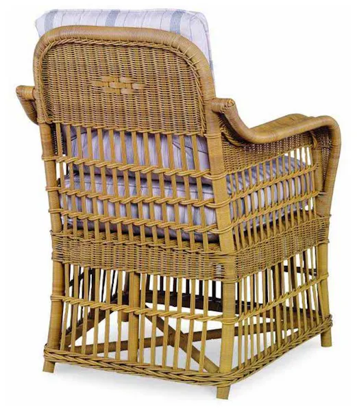 Century AE-D40-54B-NT Mainland Wicker Large Dining Arm Chair with Button Back Century AE-D40-54B-NT Mainland Wicker Large Dining Arm Chair with Button Back