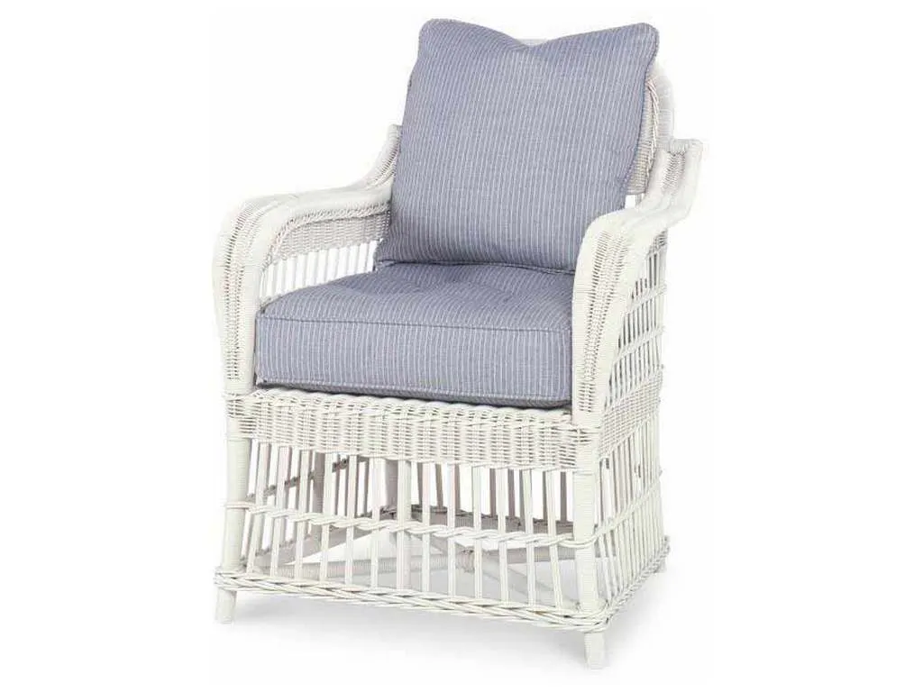 Century AE-D40-54 Mainland Wicker Large Dining Arm Chair