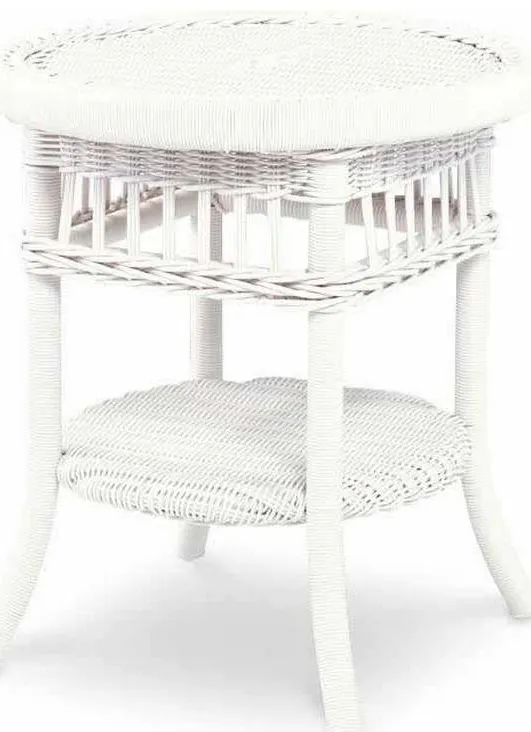 Century AE-D40-83 Mainland Wicker Side Table with Tempered Glass Century AE-D40-83 Mainland Wicker Side Table with Tempered Glass