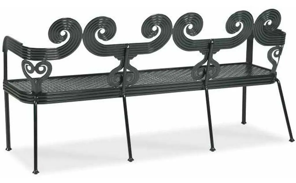 Century AE-D41-41 TAugustine Metal Garden Bench Century AE-D41-41 TAugustine Metal Garden Bench