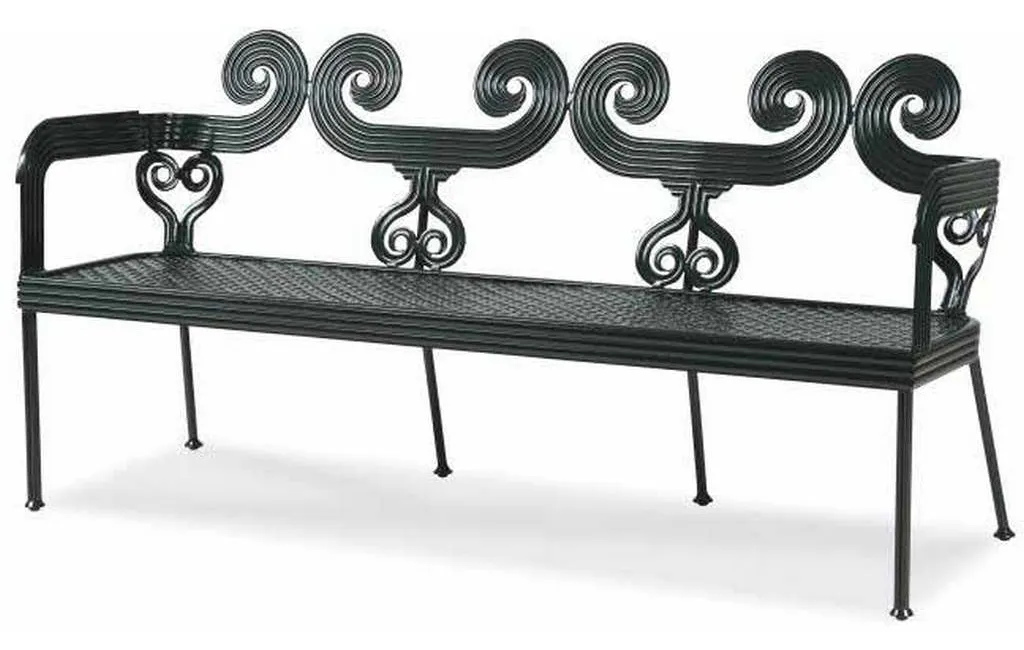 Century AE-D41-41 TAugustine Metal Garden Bench Century AE-D41-41 TAugustine Metal Garden Bench