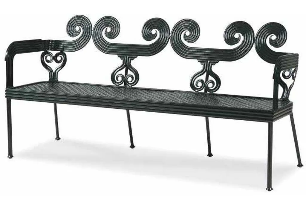 Century AE-D41-41 TAugustine Metal Garden Bench Century AE-D41-41 TAugustine Metal Garden Bench