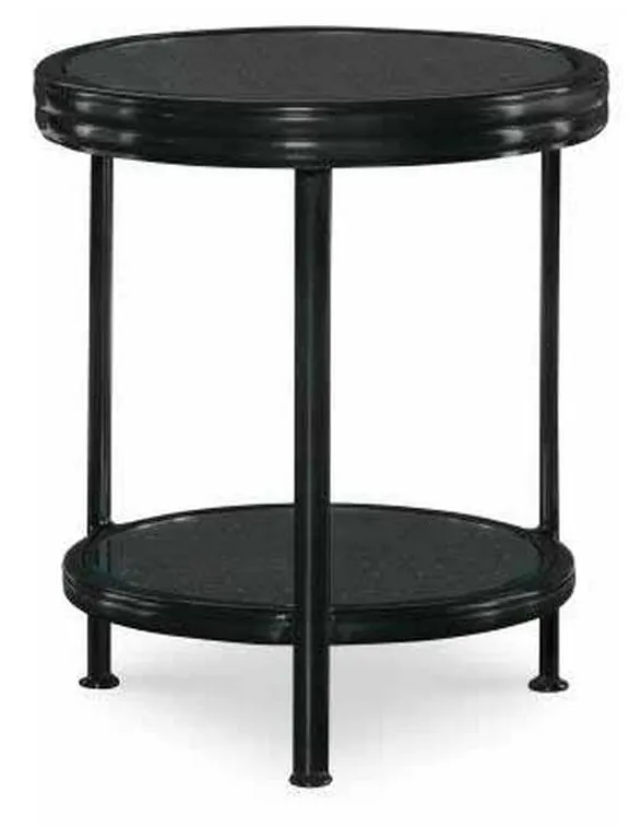 Century AE-D41-80 Augustine Metal Occasional Table with Tempered Glass Century AE-D41-80 Augustine Metal Occasional Table with Tempered Glass