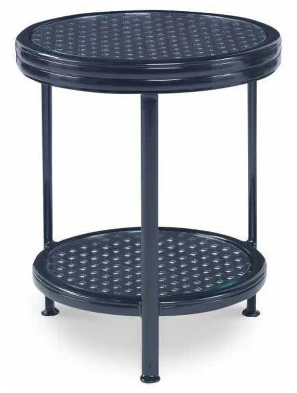 Century AE-D41-80 Augustine Metal Occasional Table with Tempered Glass Century AE-D41-80 Augustine Metal Occasional Table with Tempered Glass