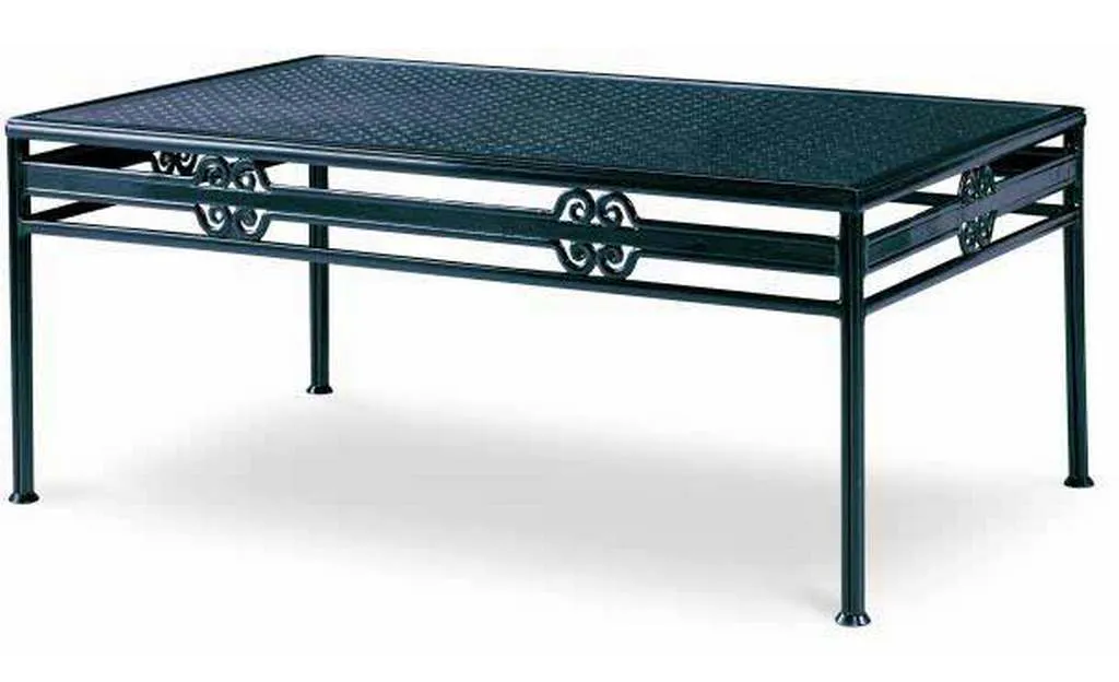Century AE-D41-86 Augustine Metal Cocktail Table with Tempered Glass Century AE-D41-86 Augustine Metal Cocktail Table with Tempered Glass