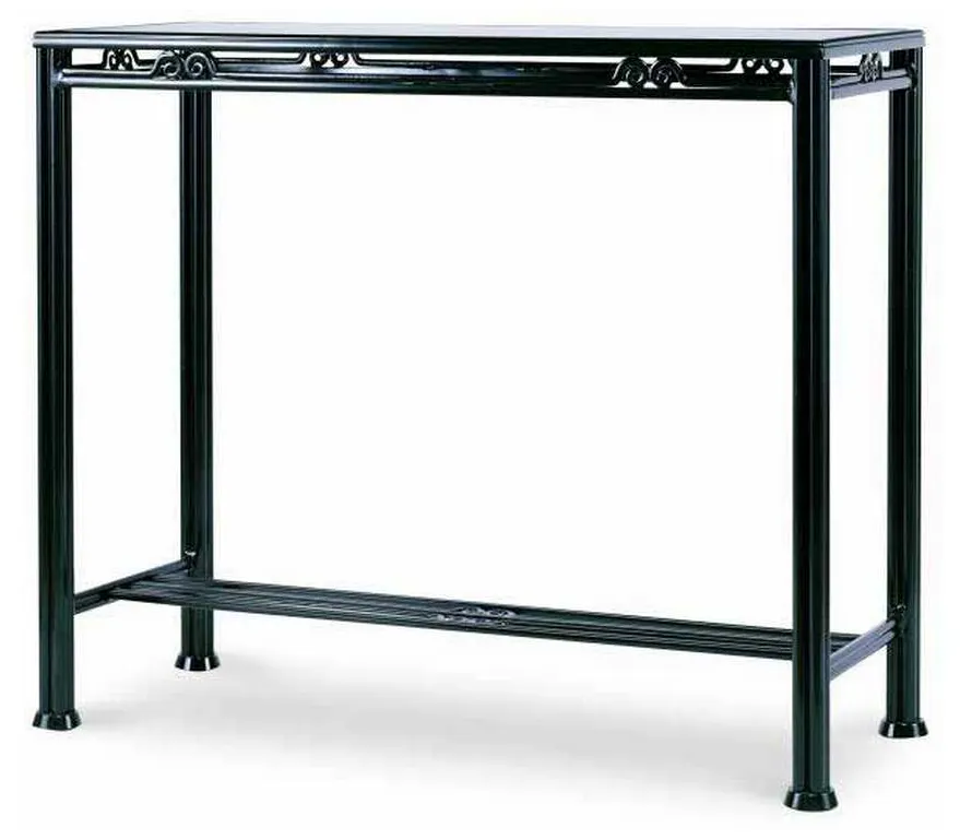 Century AE-D41-87 Augustine Metal Bar Table with Tempered Glass Century AE-D41-87 Augustine Metal Bar Table with Tempered Glass